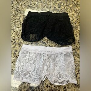 2 see through shorts - great sexy beach cover up